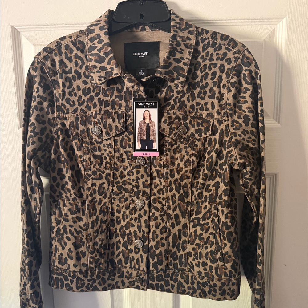 NEW Nine West Tan Bengal Bonanza Jacket